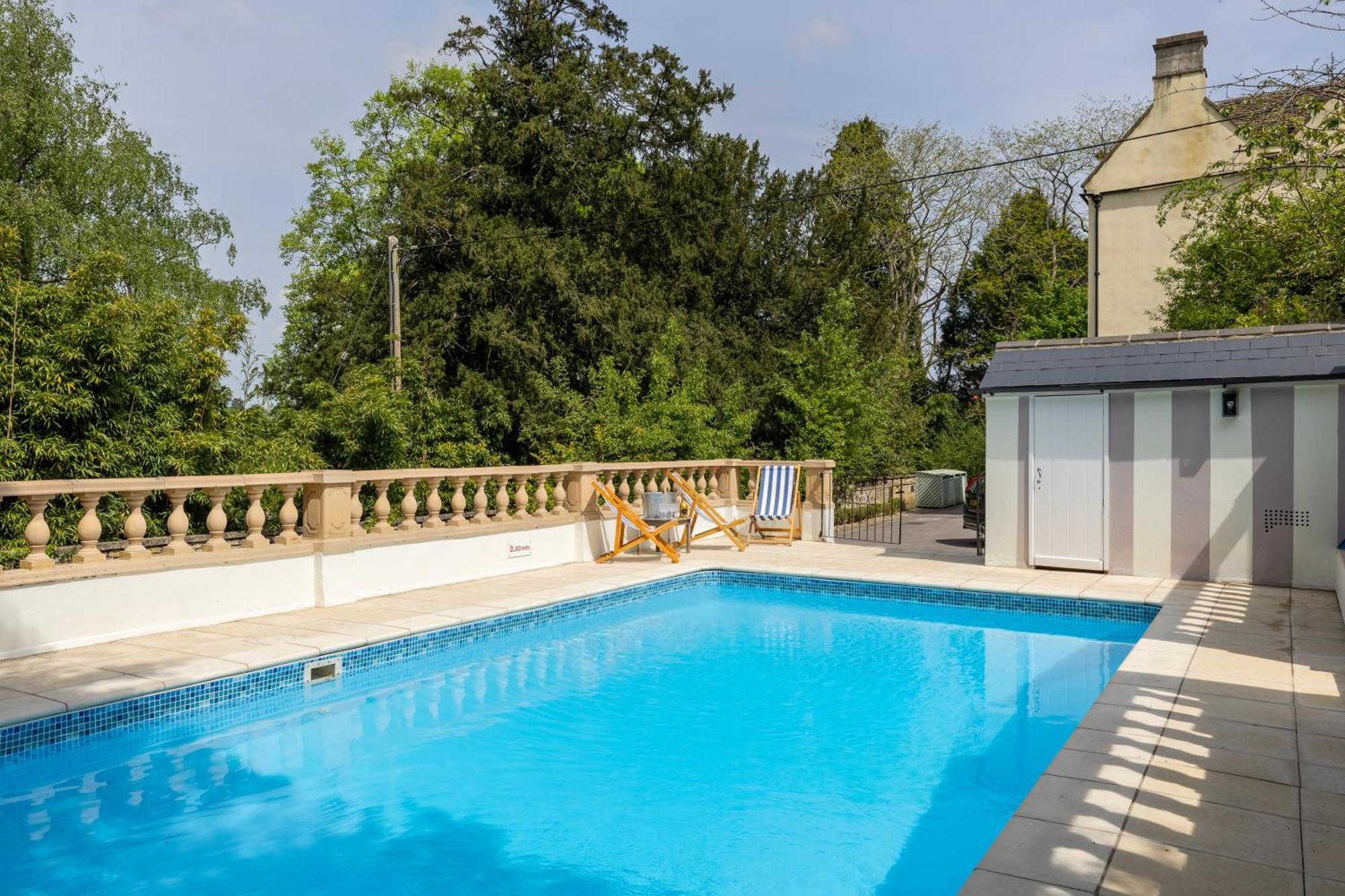 The School Rooms Estate: Georgian Charm with Pool and Hot Tub near Bath Box  Exterior photo